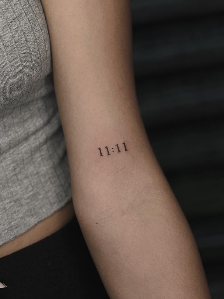 30 Meaningful 11:11 Tattoo Ideas With Deep Symbolism And Minimalist Style