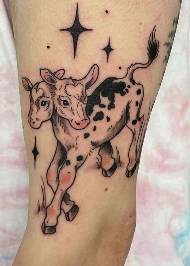 26 Cow Tattoo Ideas for Women: Cute, Minimalist, and Colorful Designs for Every Style