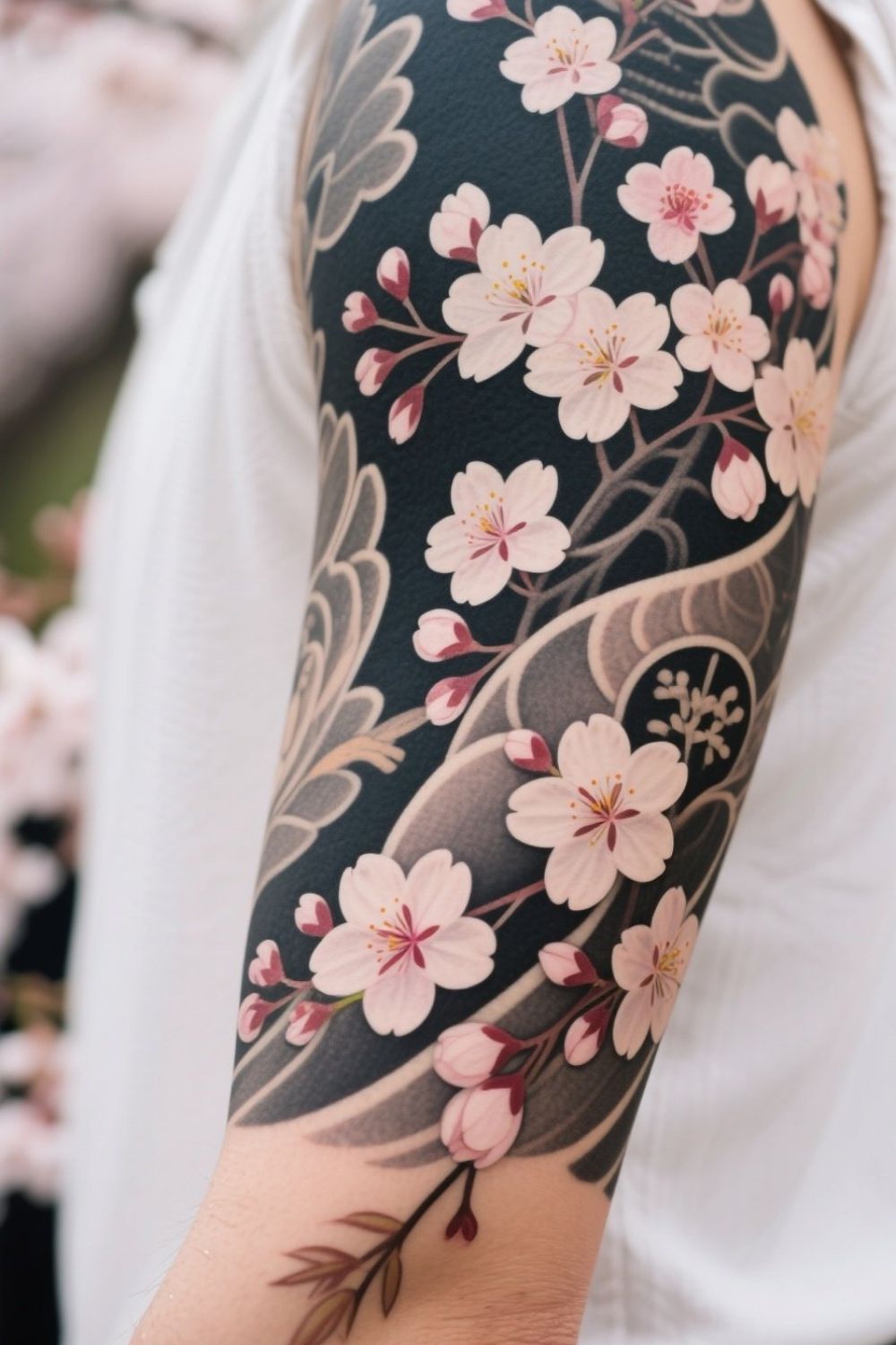 29 Japanese Flower Tattoo Ideas: Traditional Designs with Cherry Blossoms, Lotus and Chrysanthemums