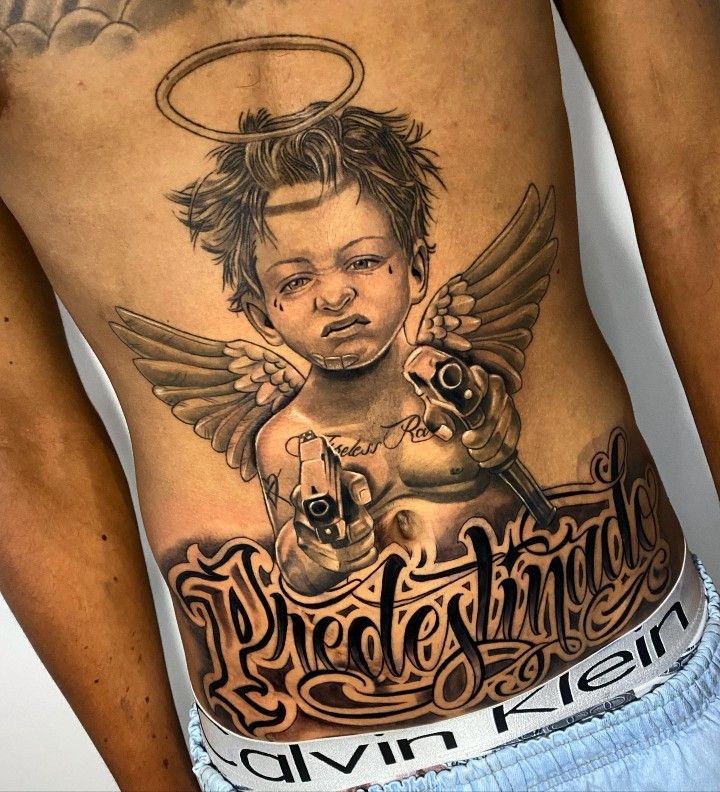 28 Chicano Tattoo Style: Lettering, Sleeves and Street Stories in Black and Grey