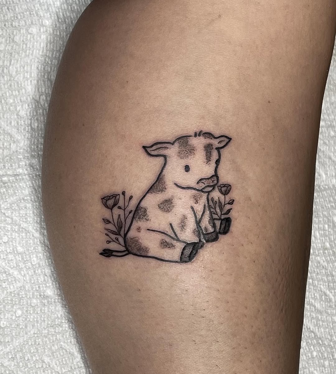 31 Calf Tattoo Ideas: From Cottagecore to Punk Cowgirl