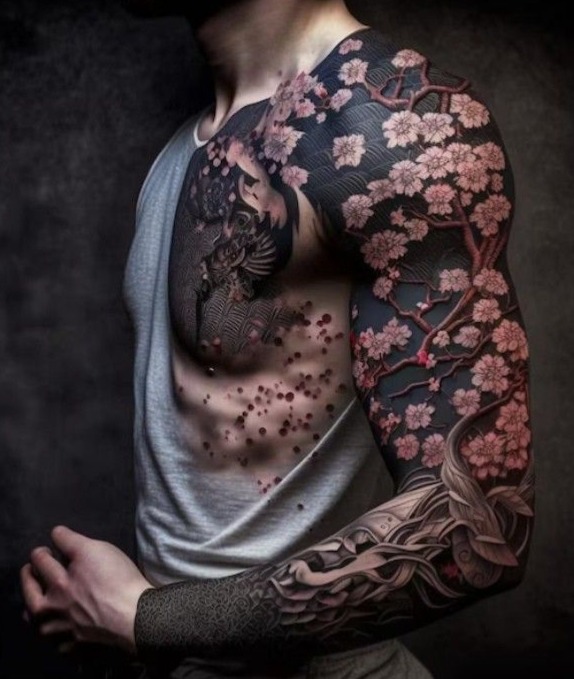 29 Japanese Flower Tattoo Ideas: Traditional Designs with Cherry Blossoms, Lotus and Chrysanthemums