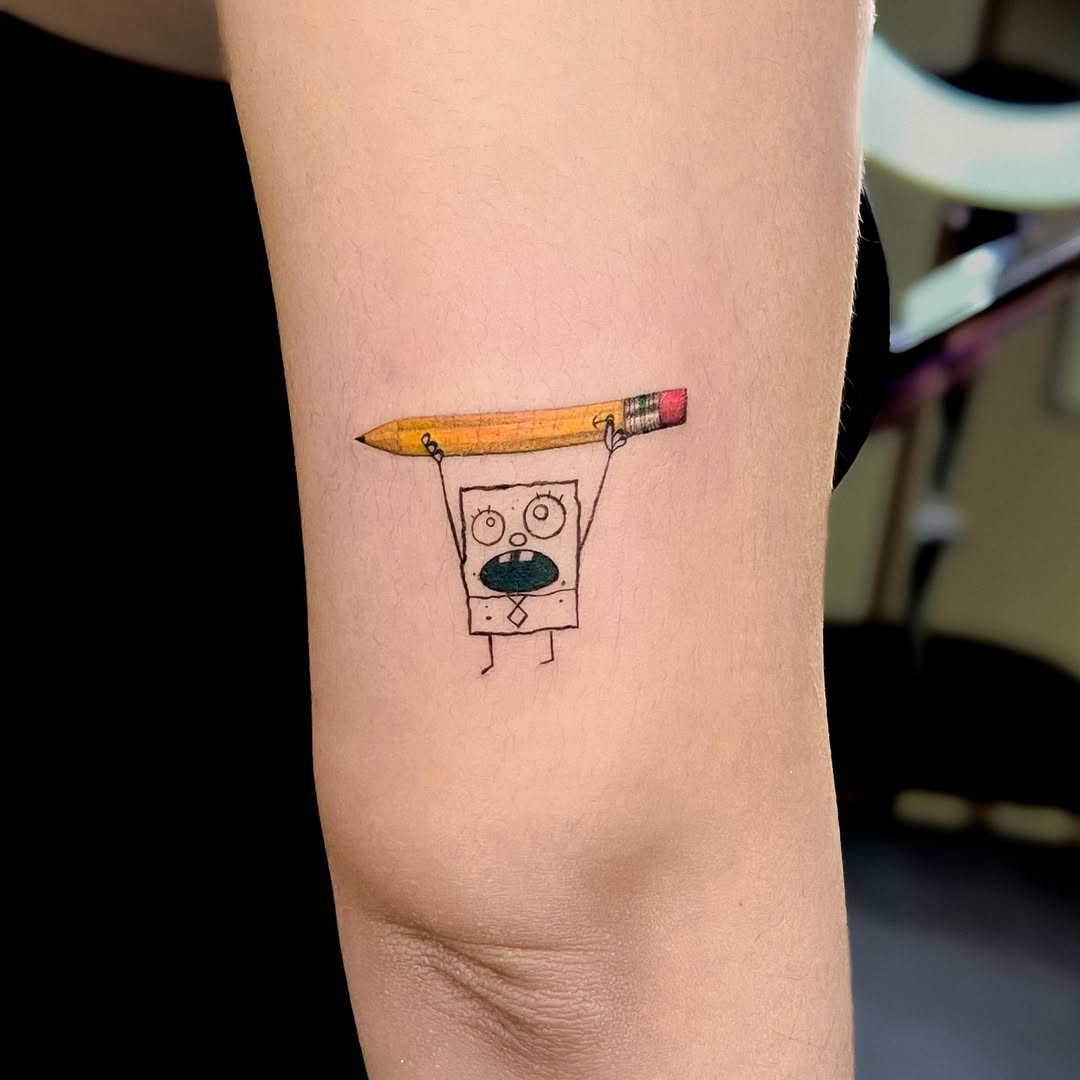 30 SpongeBob Tattoo Ideas: Playful Nostalgia Meets Modern Ink Culture