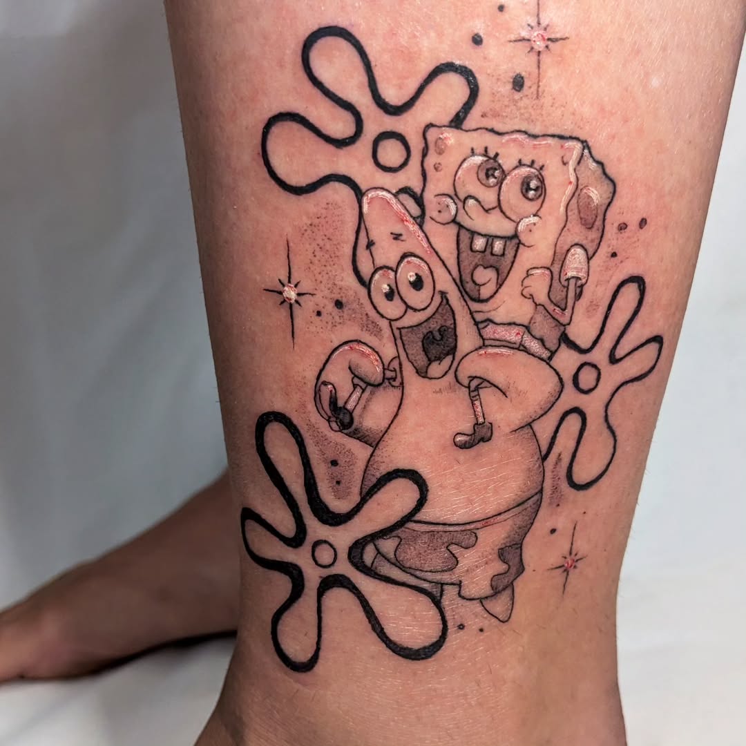 30 SpongeBob Tattoo Ideas: Playful Nostalgia Meets Modern Ink Culture