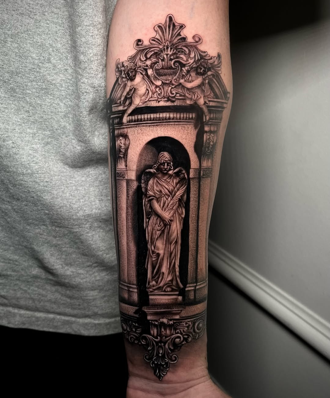 28 Inner Forearm Tattoo Ideas: Realism, Celtic Knots, Angels, Wolves & Clean Blackwork