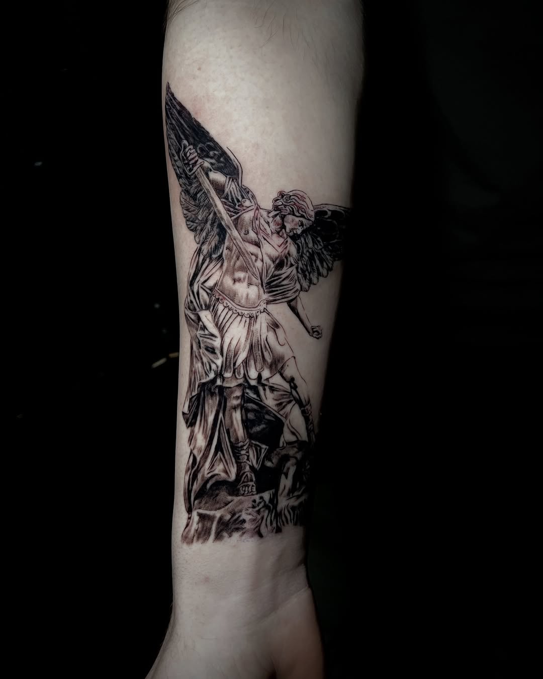 28 Inner Forearm Tattoo Ideas: Realism, Celtic Knots, Angels, Wolves & Clean Blackwork