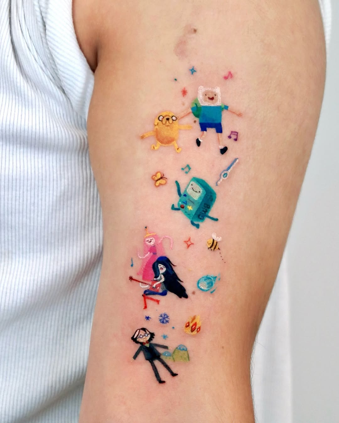 29 Adventure Time Tattoo Designs: Flash Sheet Picks, Minimalist Ideas, and Bold Character Pieces