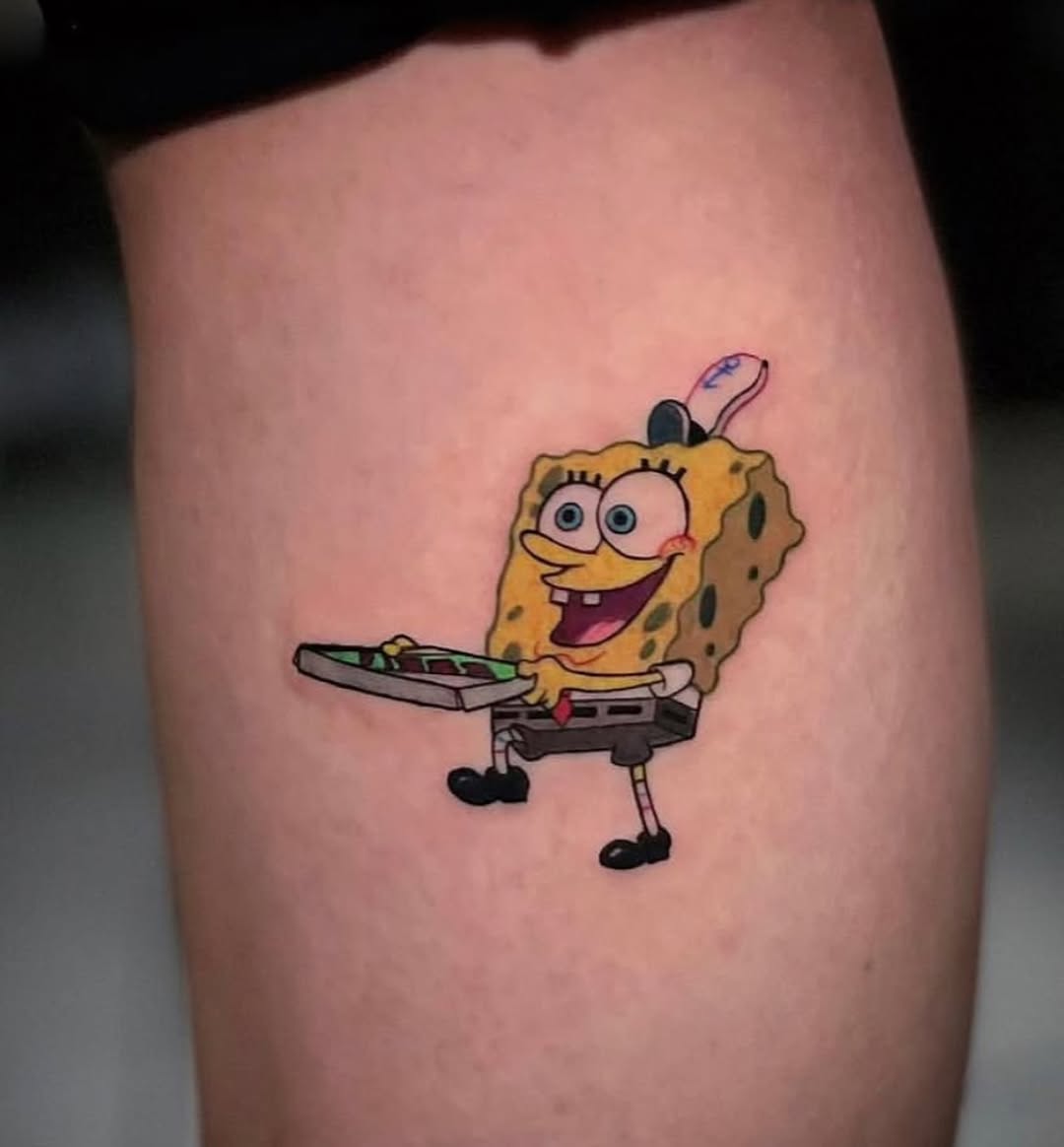 30 SpongeBob Tattoo Ideas: Playful Nostalgia Meets Modern Ink Culture