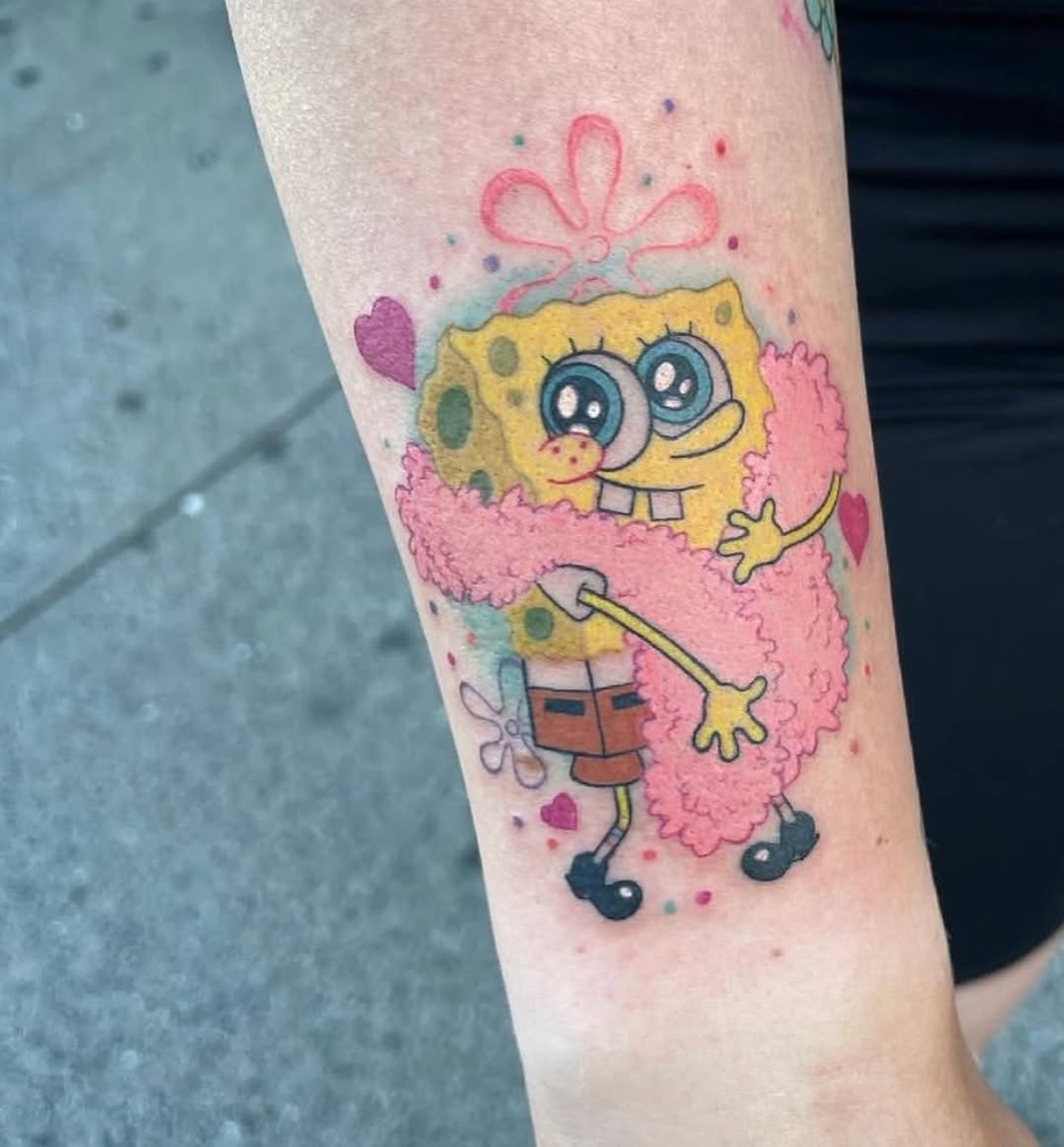 30 SpongeBob Tattoo Ideas: Playful Nostalgia Meets Modern Ink Culture