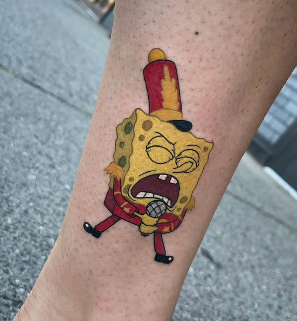 30 SpongeBob Tattoo Ideas: Playful Nostalgia Meets Modern Ink Culture