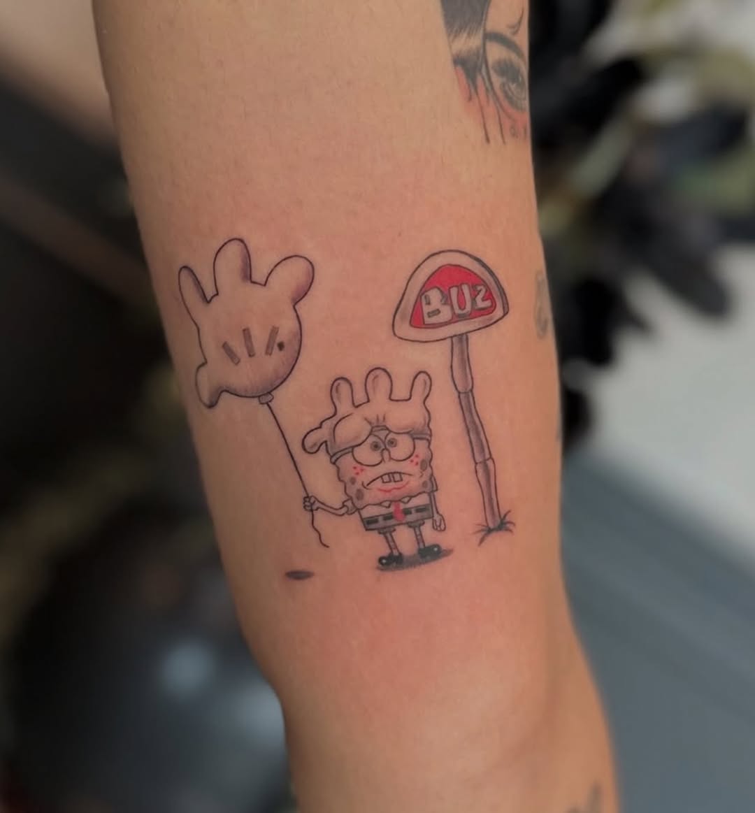 30 SpongeBob Tattoo Ideas: Playful Nostalgia Meets Modern Ink Culture