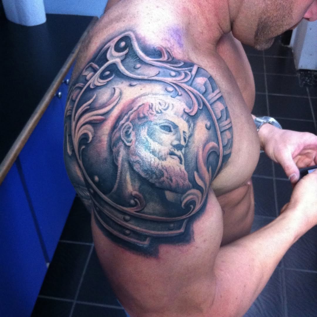 29 Armor Tattoo Ideas for Men: Medieval, Roman, and Warrior-Inspired Designs