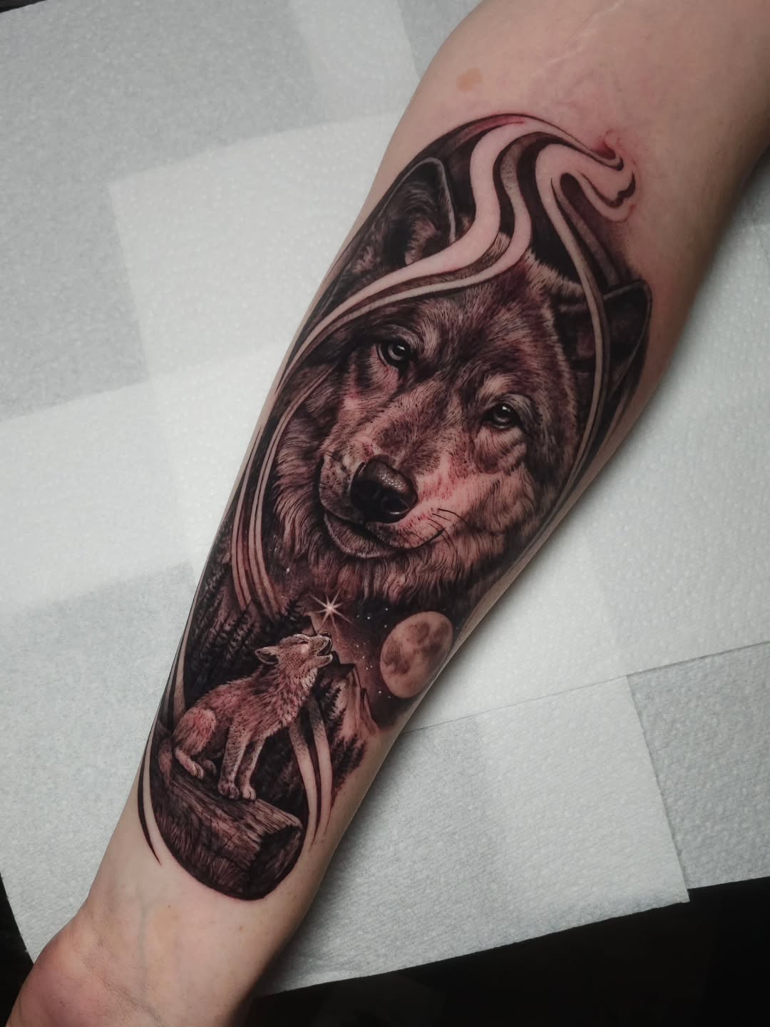 28 Inner Forearm Tattoo Ideas: Realism, Celtic Knots, Angels, Wolves & Clean Blackwork