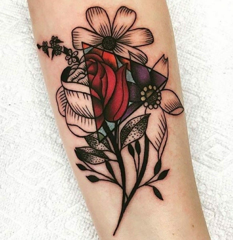 29 Flower Bouquet Tattoo Ideas: Fine Line, Birth Month and Family Designs for Women