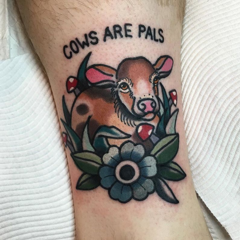 31 Calf Tattoo Ideas: From Cottagecore to Punk Cowgirl