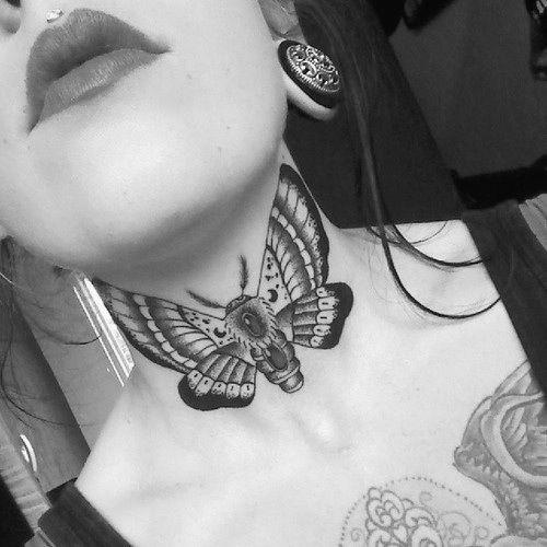 28 Butterfly Neck Tattoo Ideas: Bold and Delicate Designs for Women and Men