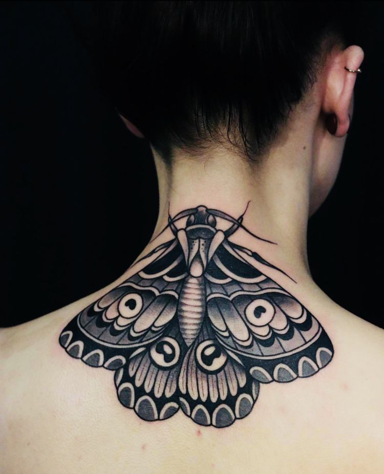 28 Butterfly Neck Tattoo Ideas: Bold and Delicate Designs for Women and Men