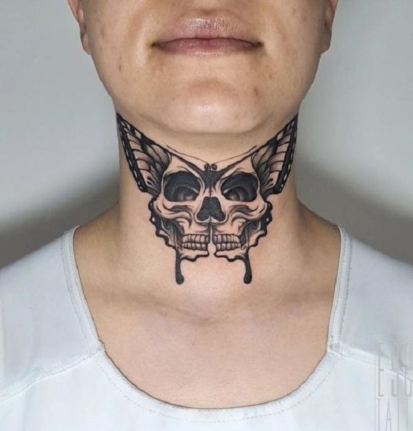 28 Butterfly Neck Tattoo Ideas: Bold and Delicate Designs for Women and Men