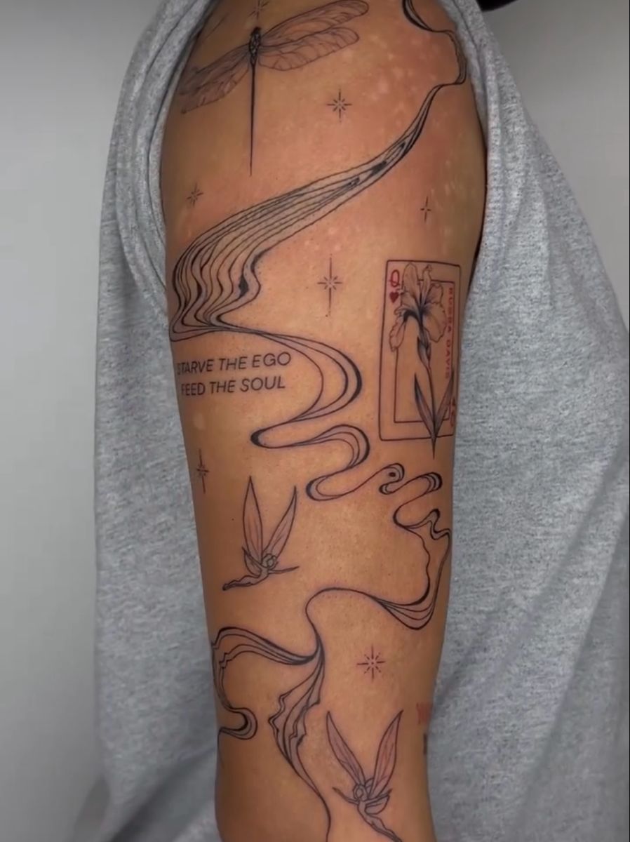 28 Abstract Tattoo Ideas: Fluid Lines, Meaningful Shapes, and Modern Expression