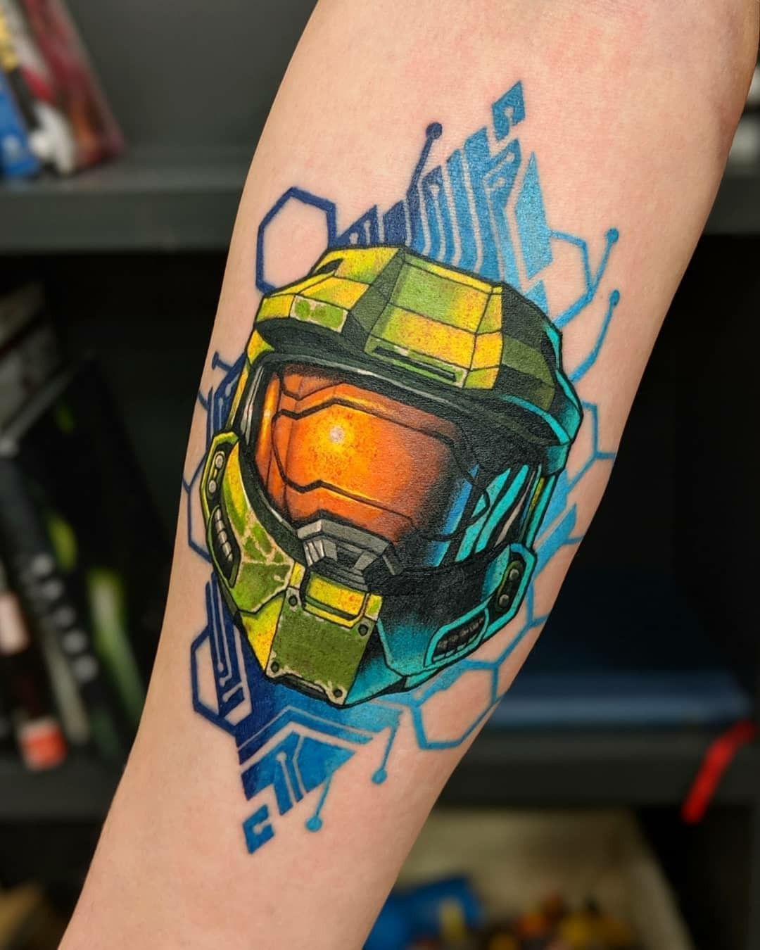30 Halo Tattoo Ideas: Best Designs with Master Chief, Energy Swords and Iconic Halo Rings