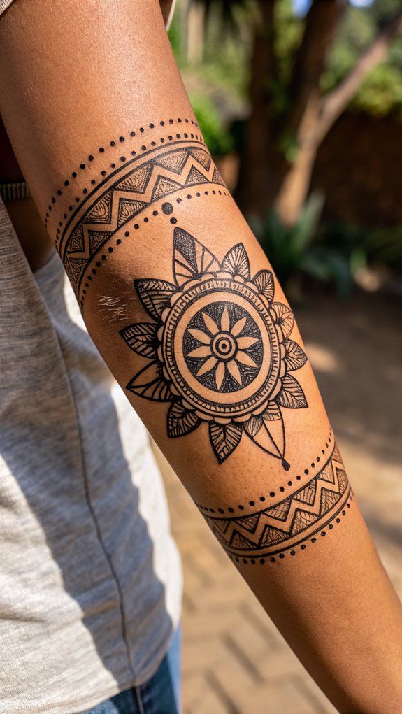 28 Bracelet Tattoo Ideas: Delicate Florals, Bold Cuffs and Meaningful Wrist Bands