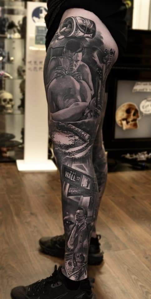 28 Chicano Tattoo Style: Lettering, Sleeves and Street Stories in Black and Grey