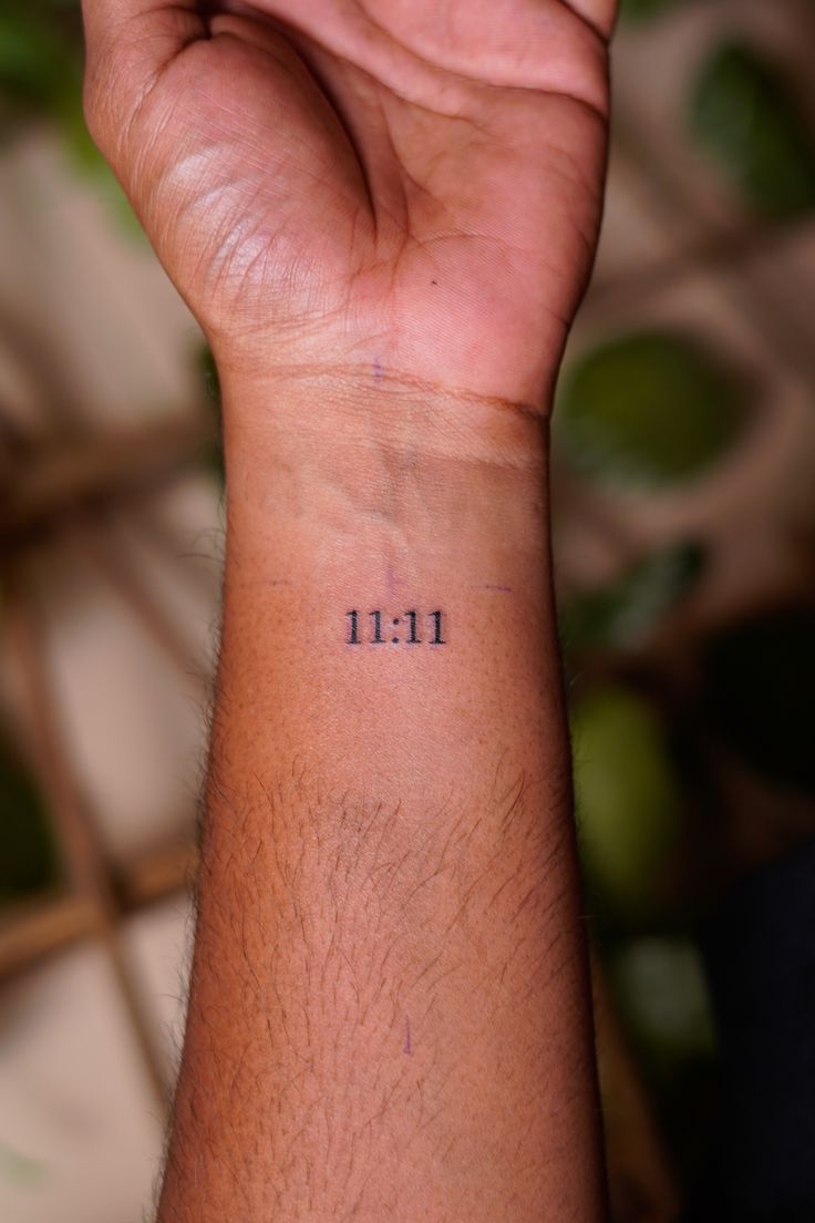 30 Meaningful 11:11 Tattoo Ideas With Deep Symbolism And Minimalist Style