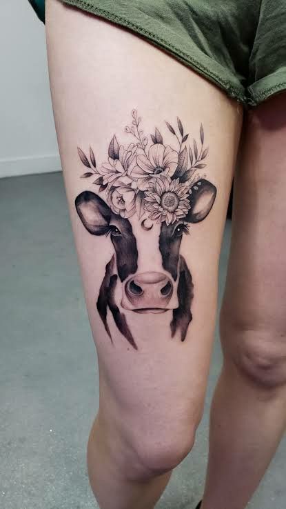 26 Cow Tattoo Ideas for Women: Cute, Minimalist, and Colorful Designs for Every Style