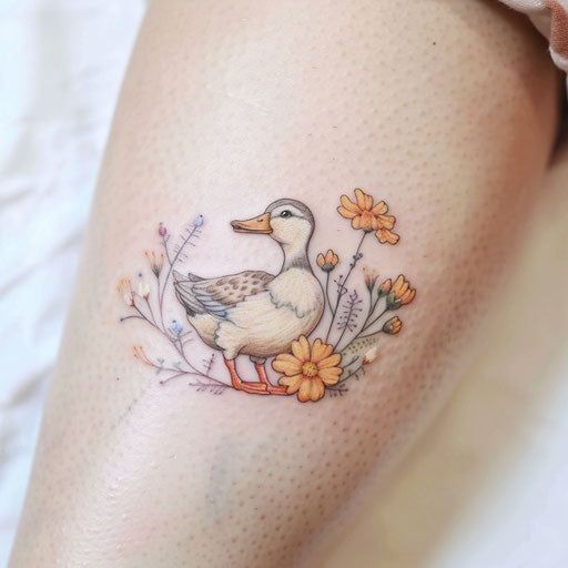 30 Duck Tattoo Ideas: From Playful Mallards to Fine-Line Flight Motifs