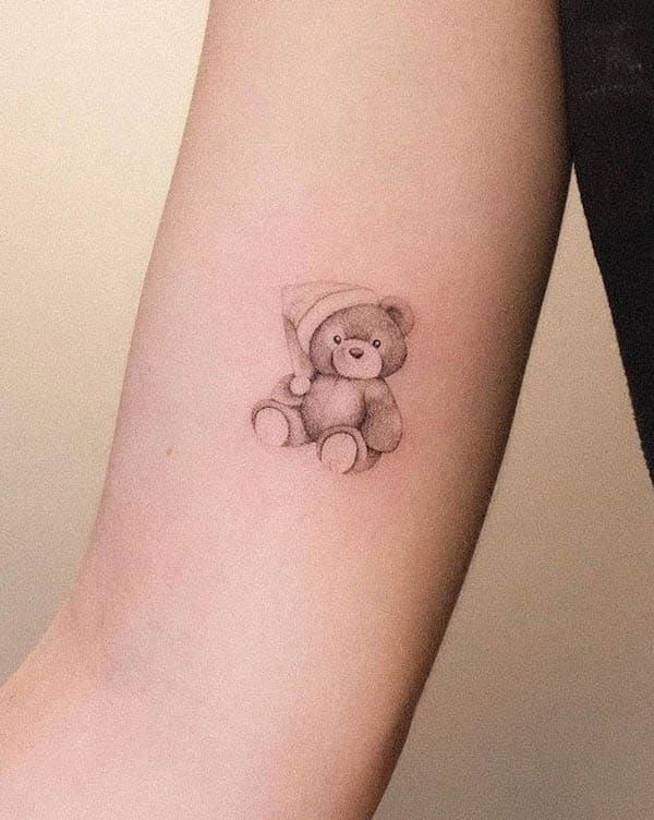 32 Teddy Bear Tattoo Ideas: Cute Tiny Fine Line Designs for Men & Women, From Childhood Stencils to Traditional Styles
