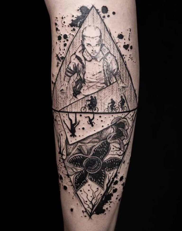 28 Stranger Things Tattoo Ideas That Go Beyond Fandom
