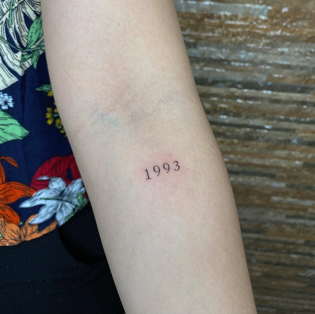 28 Birth Year Tattoo Ideas: Personal, Timeless, and Worn With Intention