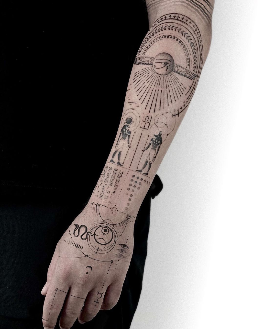 28 Egyptian Tattoo Ideas 2026: Powerful Anubis, Pharaoh & Eye of Horus Designs