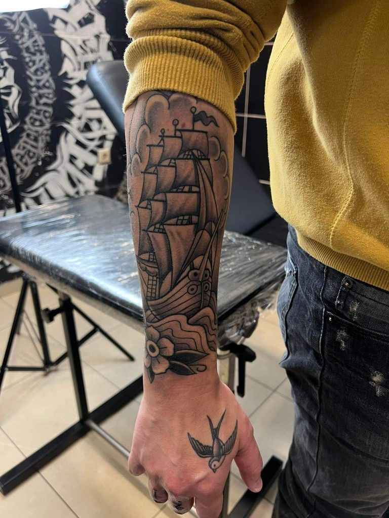 29 Ship Tattoo Ideas for Men and Women: Traditional, Sailing, and Modern Designs