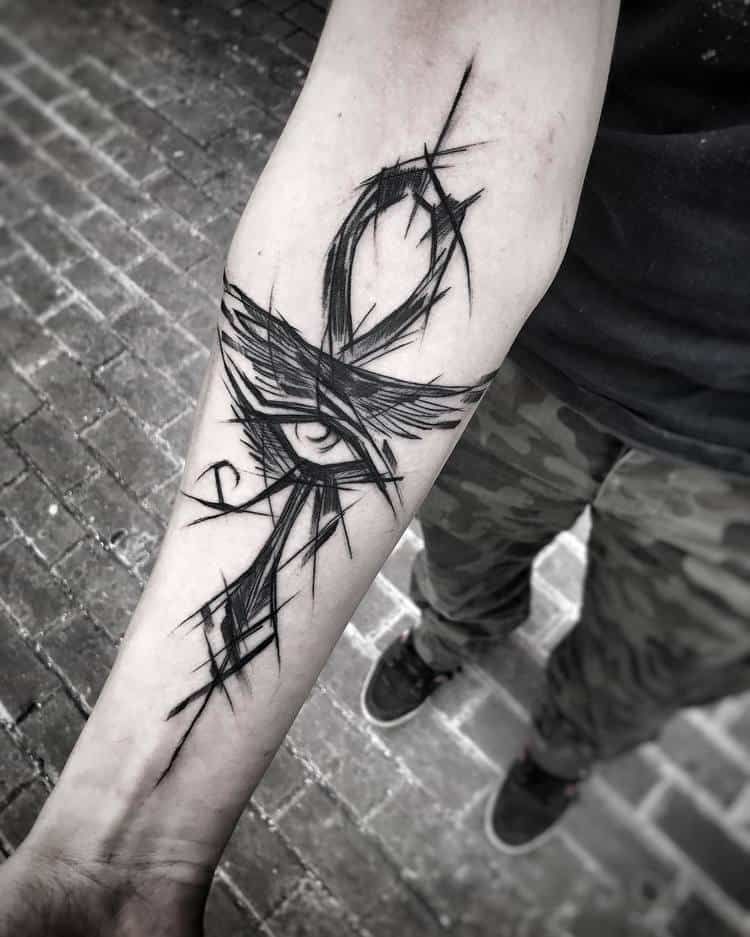 28 Egyptian Tattoo Ideas 2026: Powerful Anubis, Pharaoh & Eye of Horus Designs