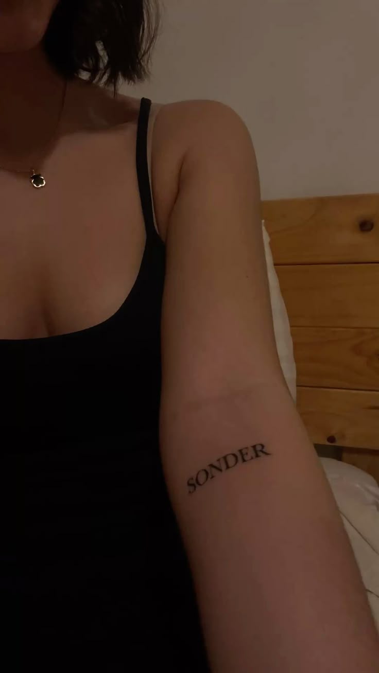 29 Sonder Tattoo Ideas: Meaningful Designs, Fonts, and Placements That Feel Personal