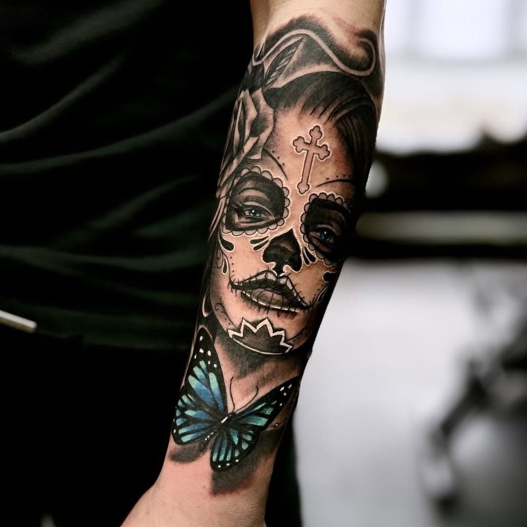 29 Day of the Dead Tattoo Ideas That Blend Tradition, Art, and Personal Meaning