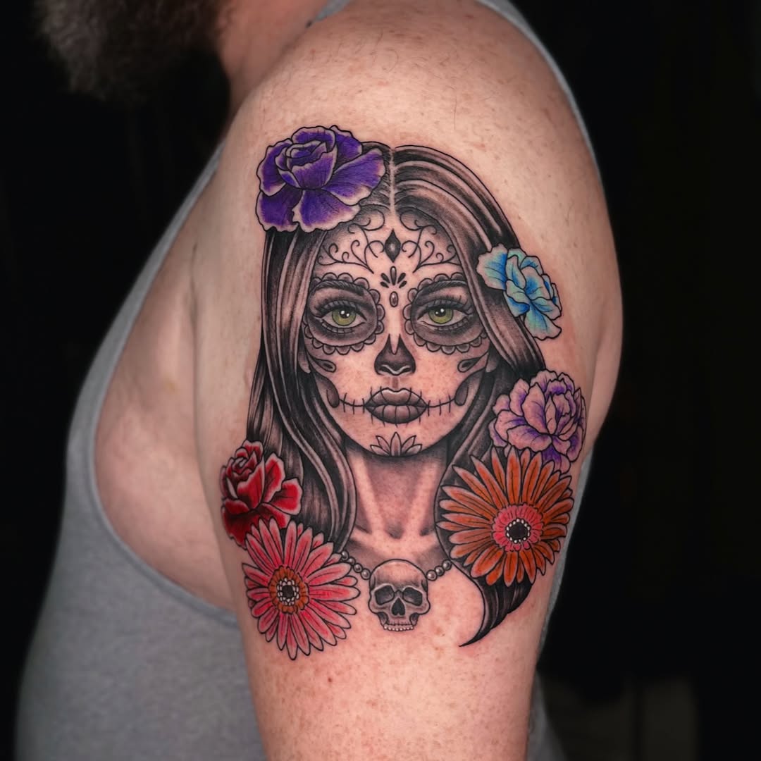 29 Day of the Dead Tattoo Ideas That Blend Tradition, Art, and Personal Meaning