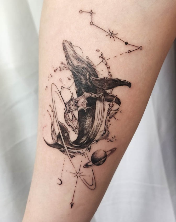32 Whale Tattoo Ideas: Humpback, Minimalist 52Hz Designs, Tiny Tails, Fine Line Looks For Women And Men