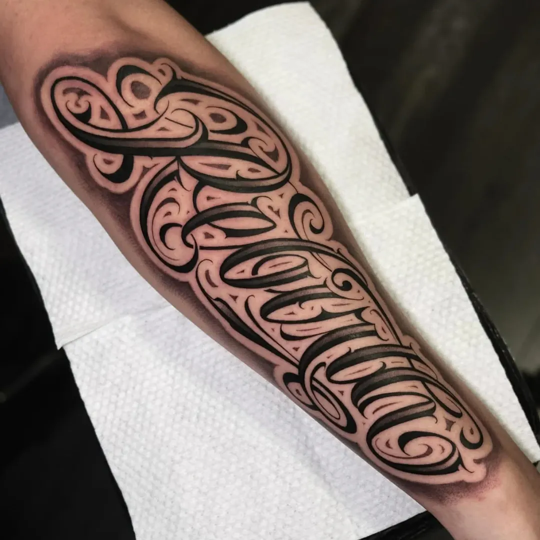 32 Script Tattoo Ideas: Fine Line Cursive, Chicano Gothic Lettering & Best Placement Guide