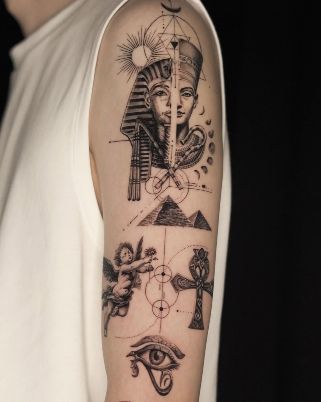 28 Egyptian Tattoo Ideas 2026: Powerful Anubis, Pharaoh & Eye of Horus Designs