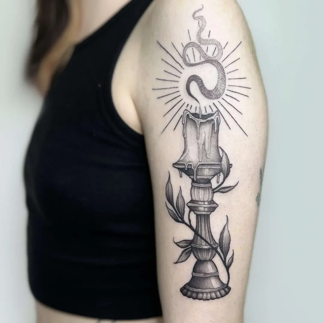30 Candle Tattoo Ideas: Symbolism, Style, and Modern Interpretations