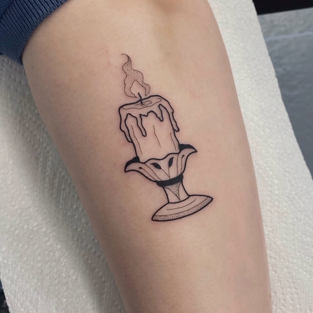 30 Candle Tattoo Ideas: Symbolism, Style, and Modern Interpretations