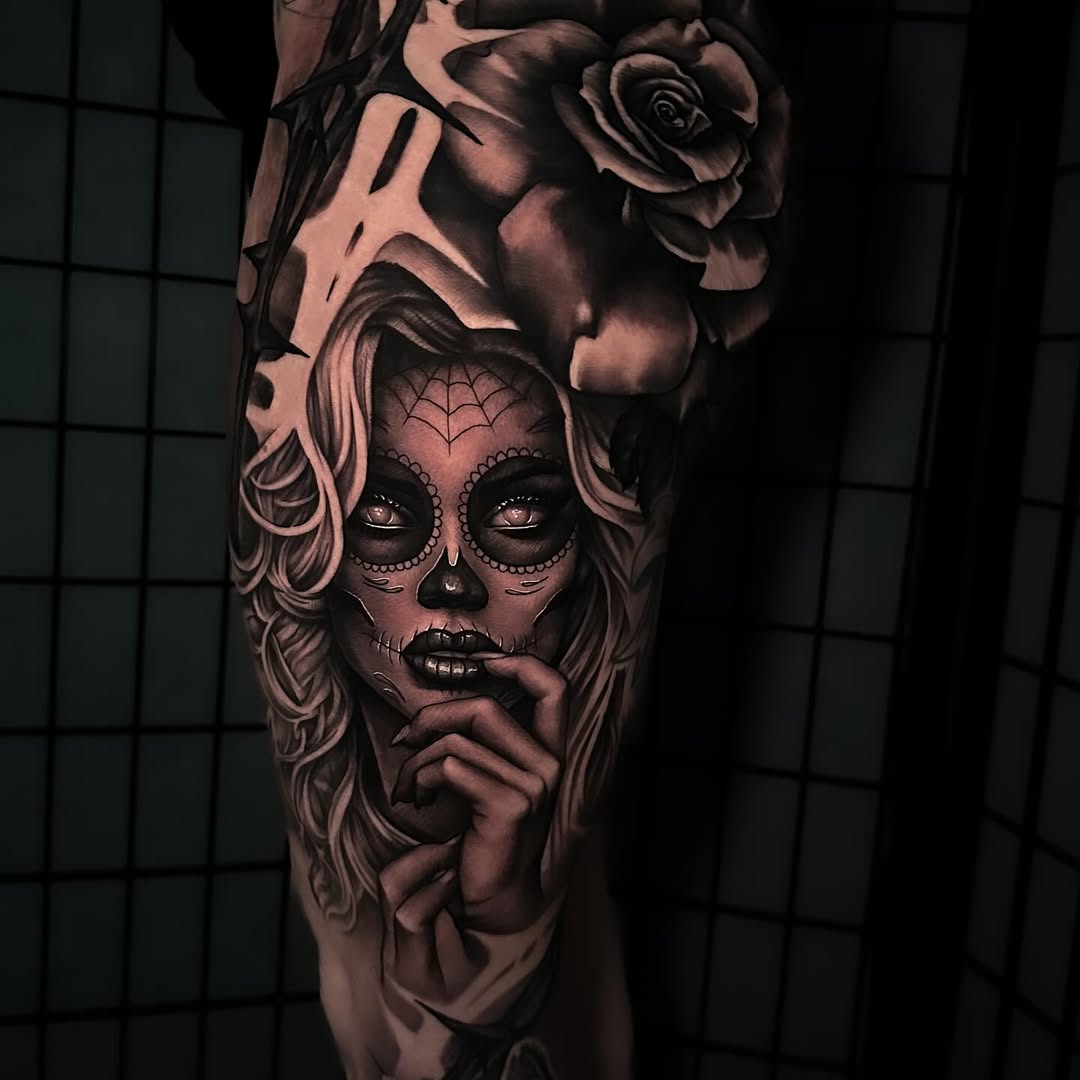 29 Day of the Dead Tattoo Ideas That Blend Tradition, Art, and Personal Meaning