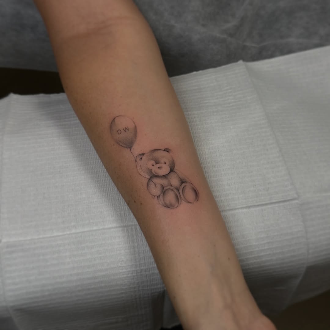 32 Teddy Bear Tattoo Ideas: Cute Tiny Fine Line Designs for Men & Women, From Childhood Stencils to Traditional Styles
