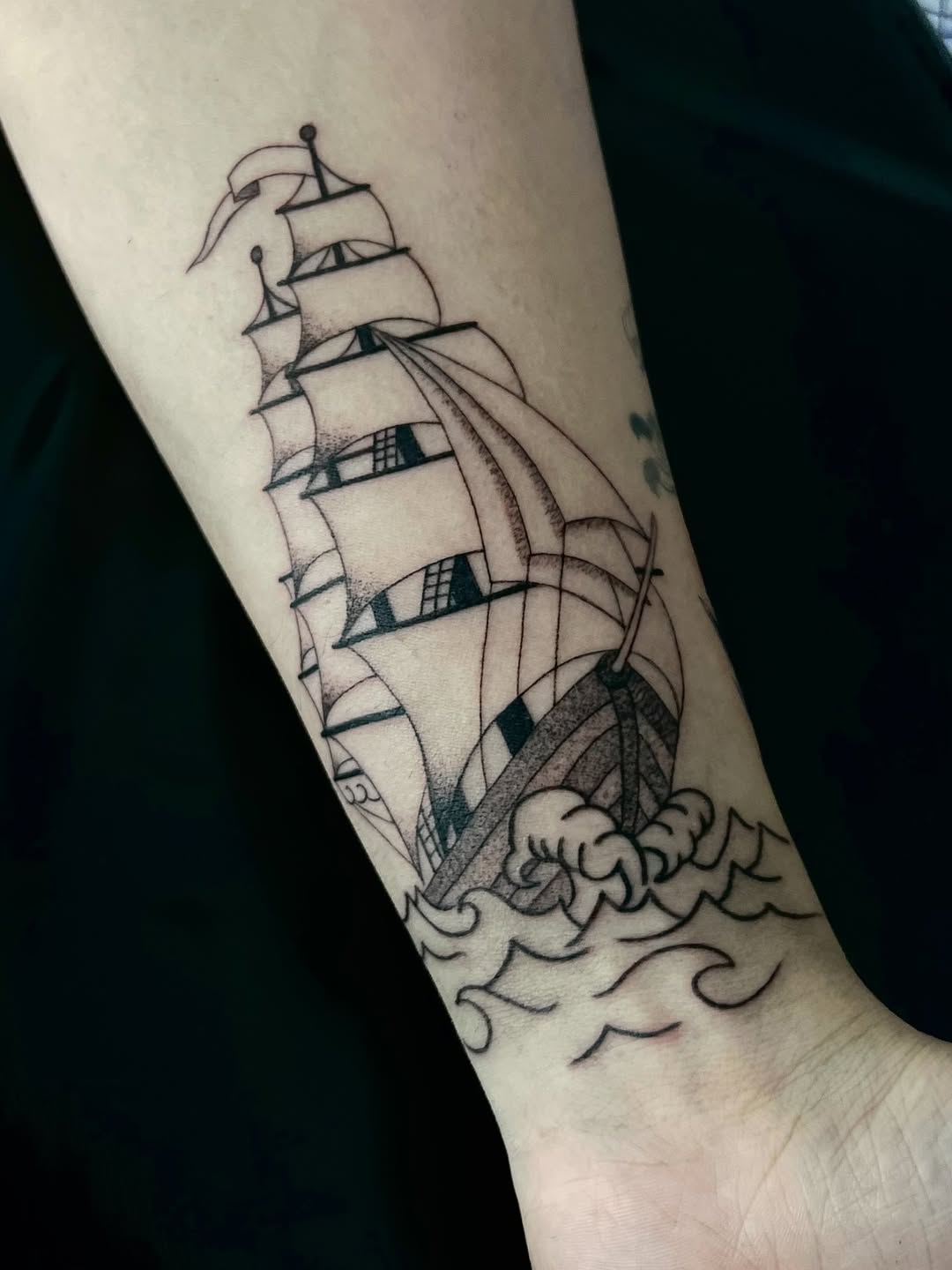 29 Ship Tattoo Ideas for Men and Women: Traditional, Sailing, and Modern Designs