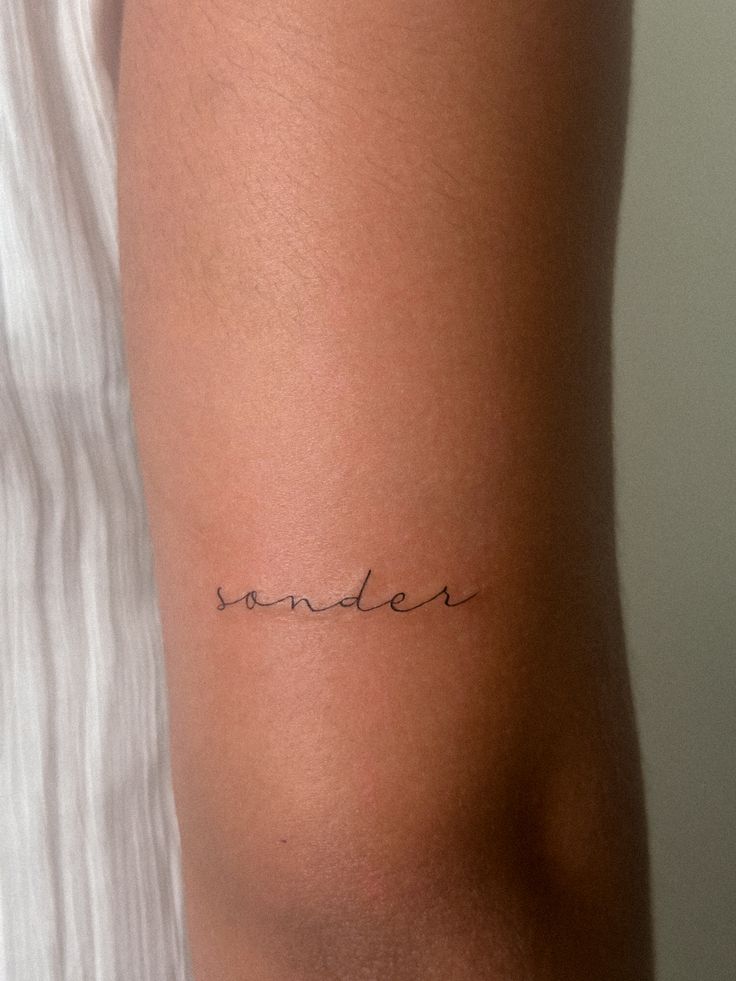 29 Sonder Tattoo Ideas: Meaningful Designs, Fonts, and Placements That Feel Personal