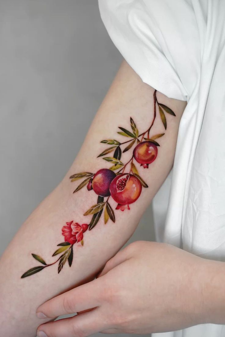 30 Pomegranate Tattoo Ideas: From Ancient Symbolism to Modern Ink