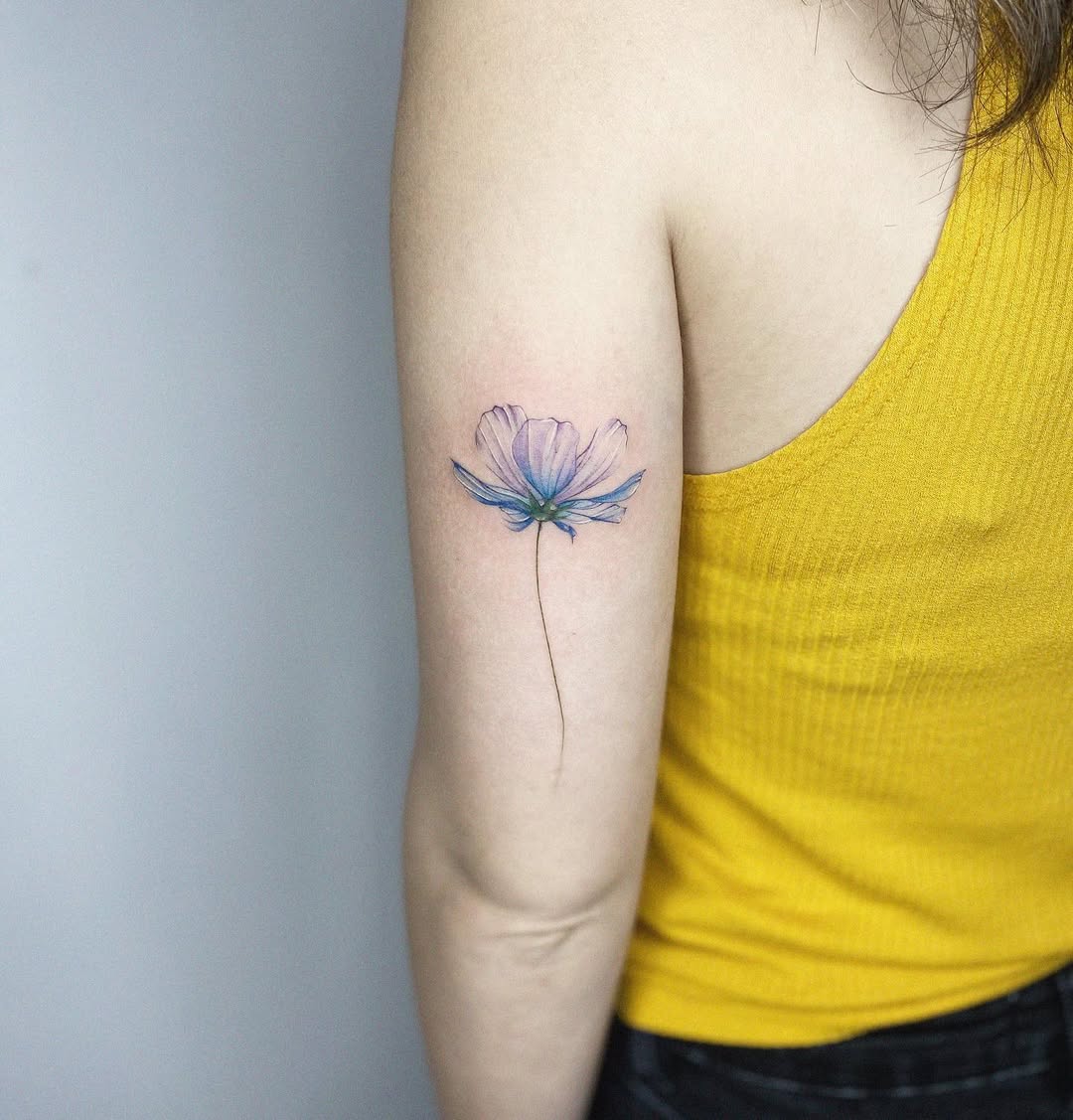 31 Cosmos Flower Tattoo Ideas: Delicate Symbolism With Modern Elegance