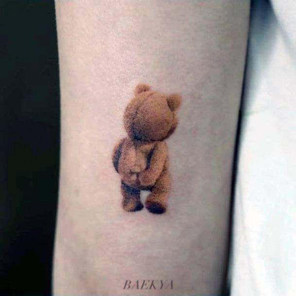 32 Teddy Bear Tattoo Ideas: Cute Tiny Fine Line Designs for Men & Women, From Childhood Stencils to Traditional Styles